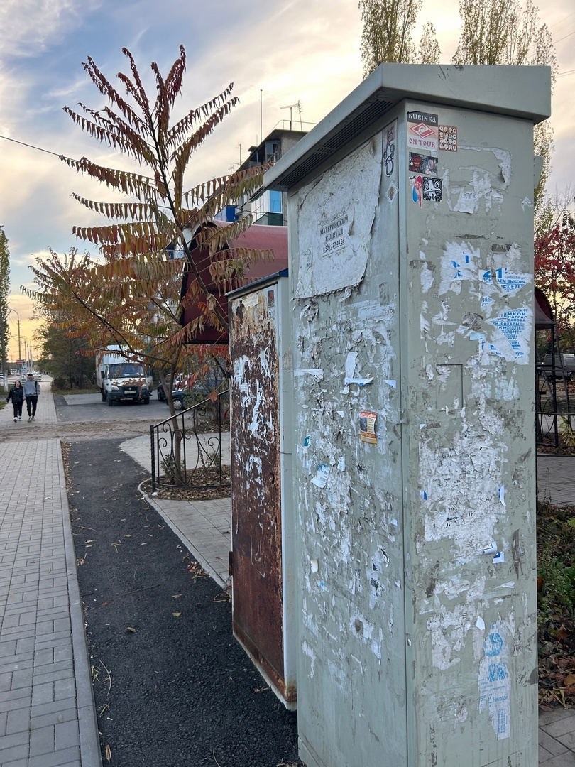 Наряду с санитарной очисткой города поднимается вопрос о несанкционированной рекламе..