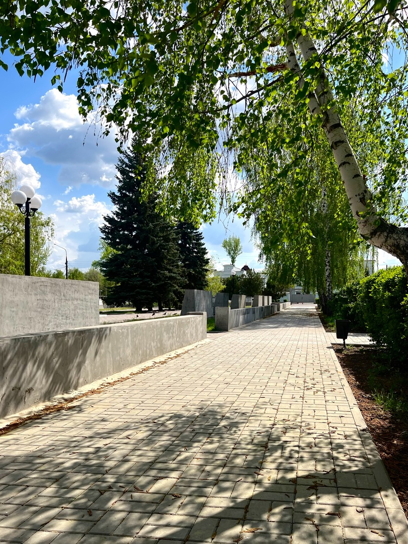 В Центральном парке завершились ремонтные работы на военно-мемориальном комплексе.